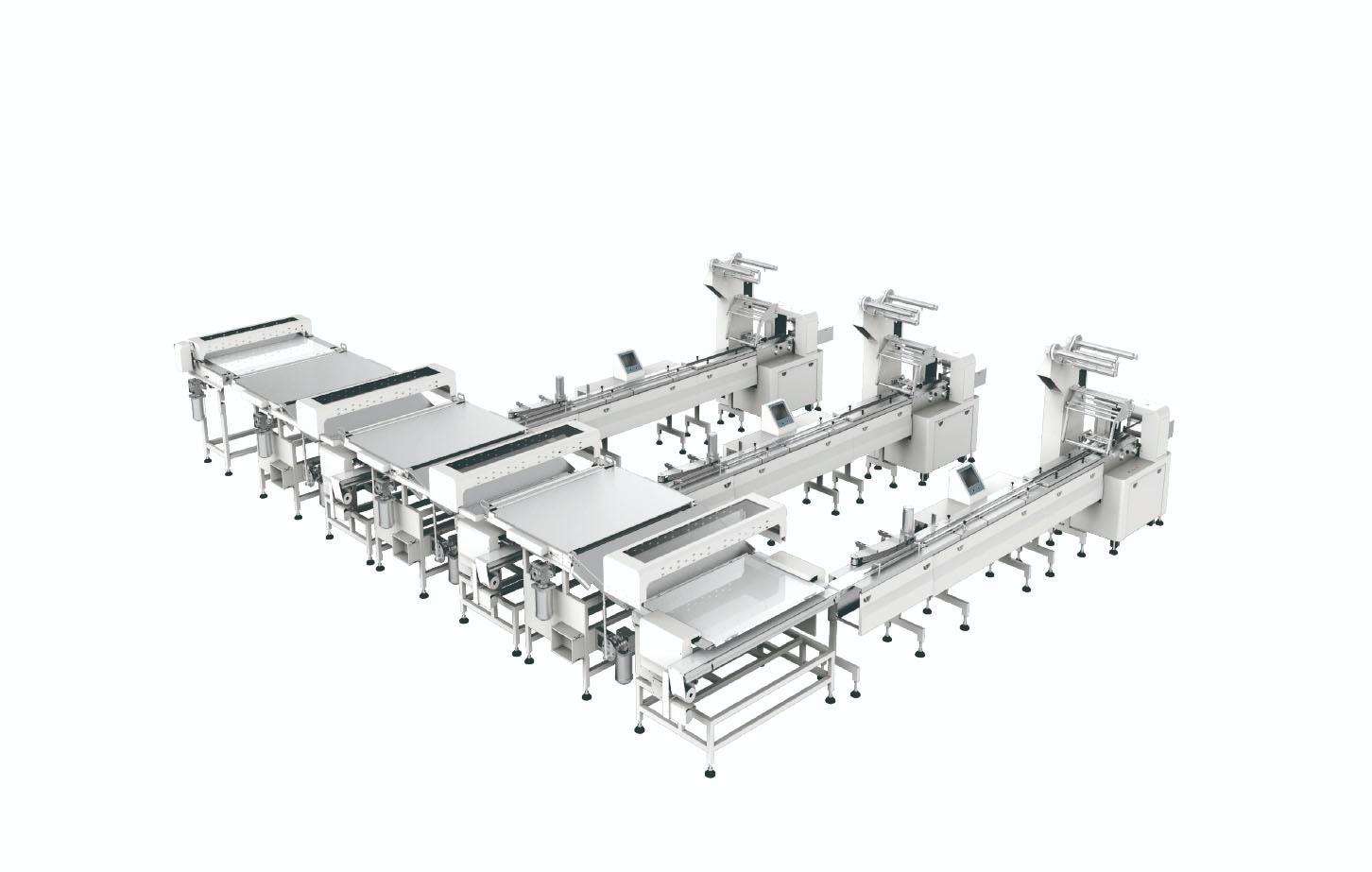 Drop down feeding system