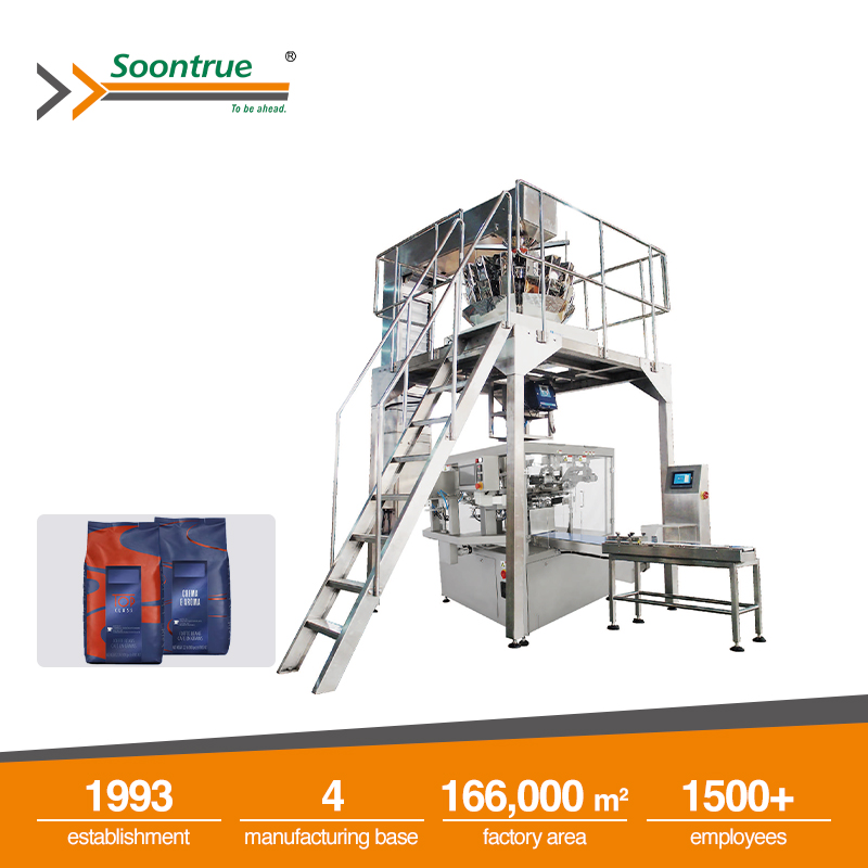 Pre-Made Bag Packing Machine with Multi-Head Weigher