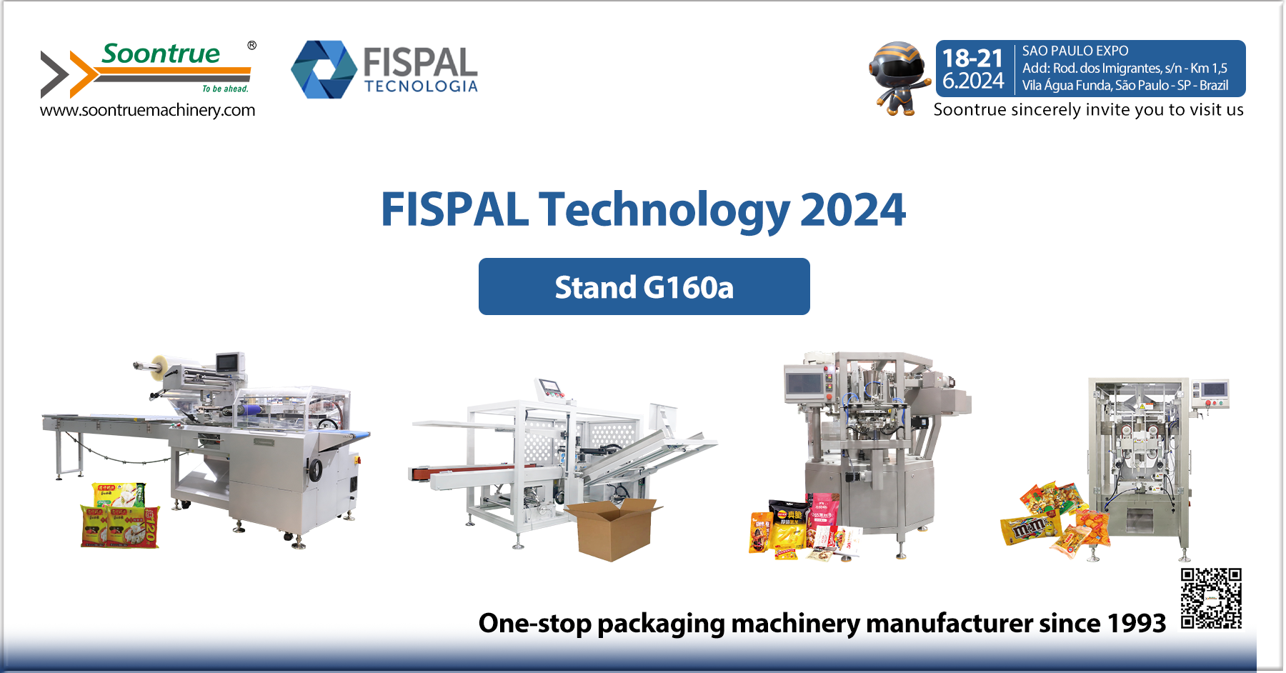 Soontrue Machinery Welcomes You To Fispal Tecnologia 2024