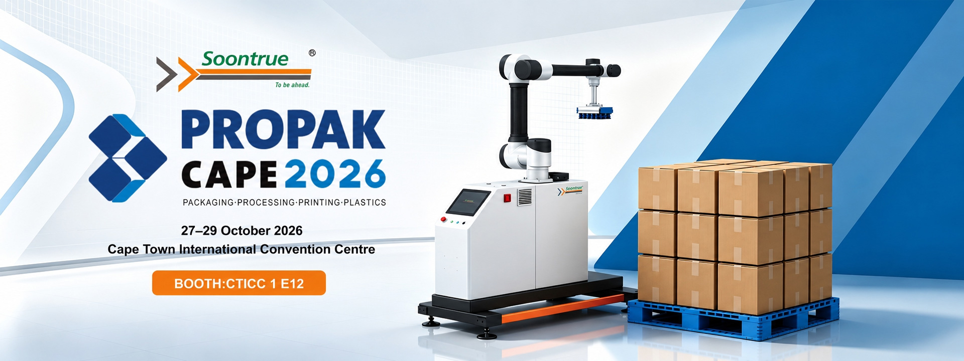WP30 Robotic Palletizing System | Automatic Carton Palletizing at Propak Cape 2026