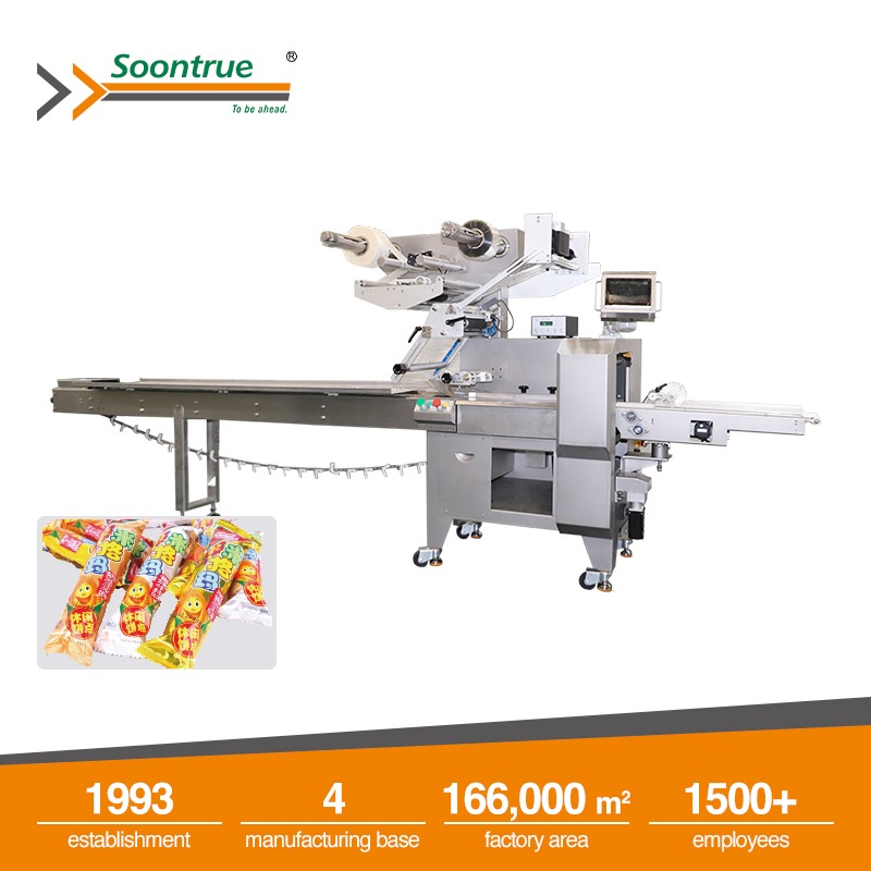 horizontal flow wrapper machine