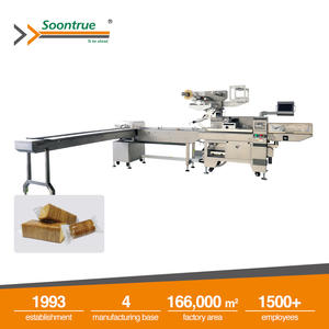 SI-150L On Edge Biscuit Packaging Machine With L-shape Conveyor